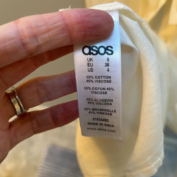 Off-White Semi-Sheer Top - Picture 4 of 4